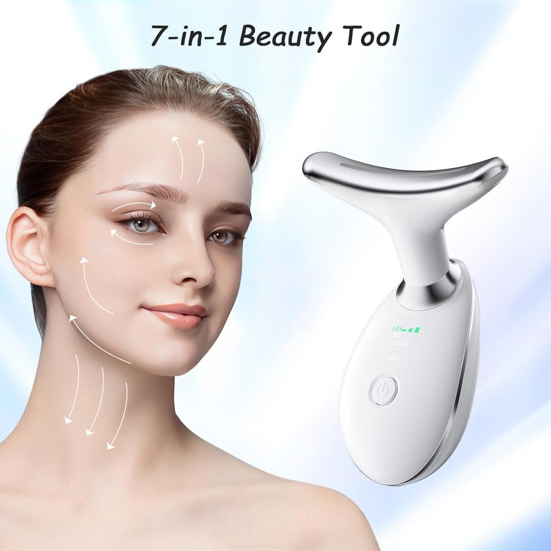 Jinstyles Neck and Face Skin Care Tool, Improve, Firm, Tightening and Smooth, White - Image 4